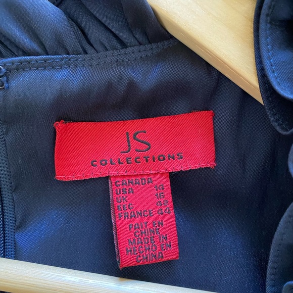 JS Collections Dress, Dark Blue - Picture 2 of 5